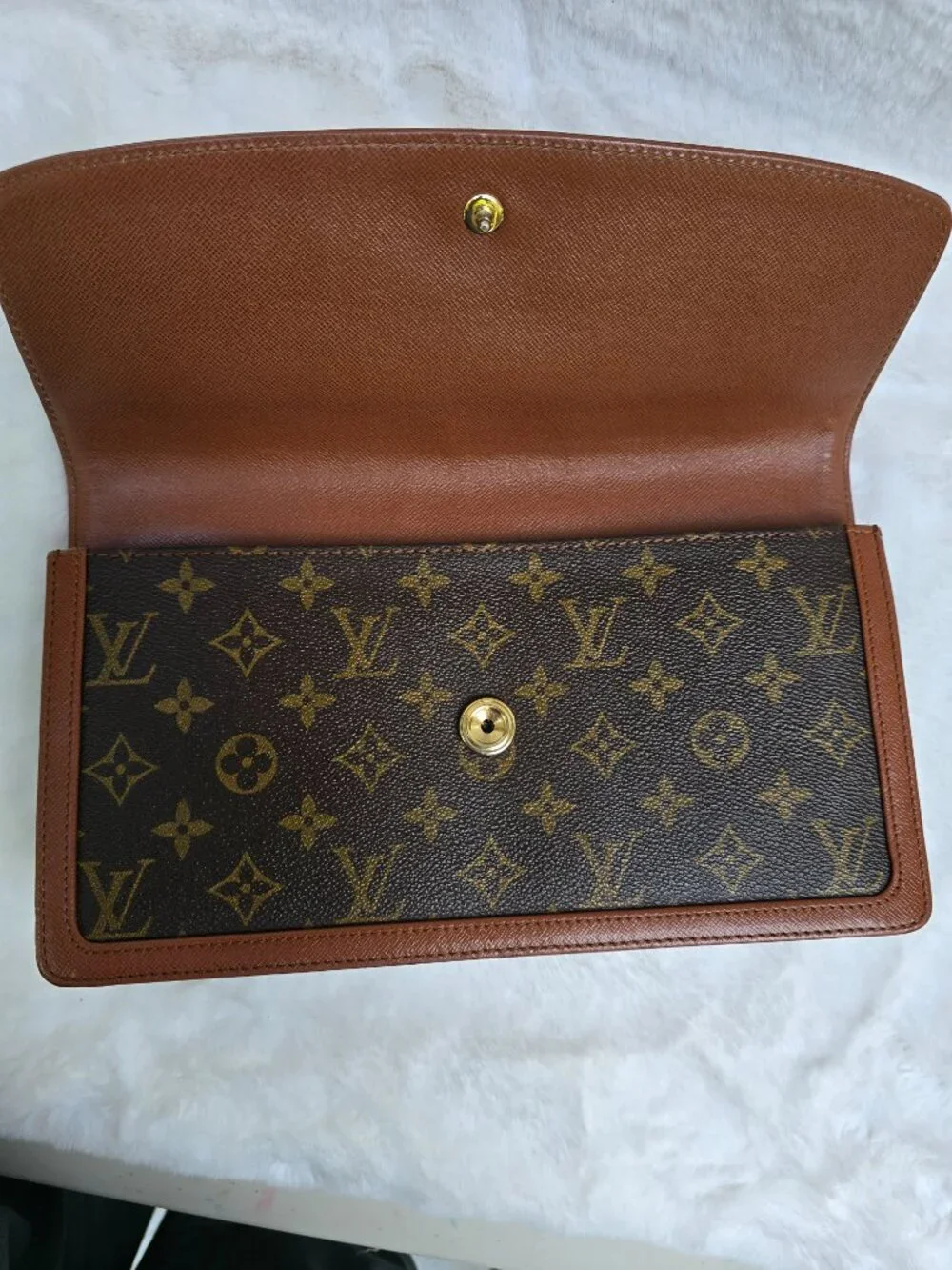 Authentic LOUIS VUITTON Pochette Dame GM Clutch Bag - Picture 3 of 13